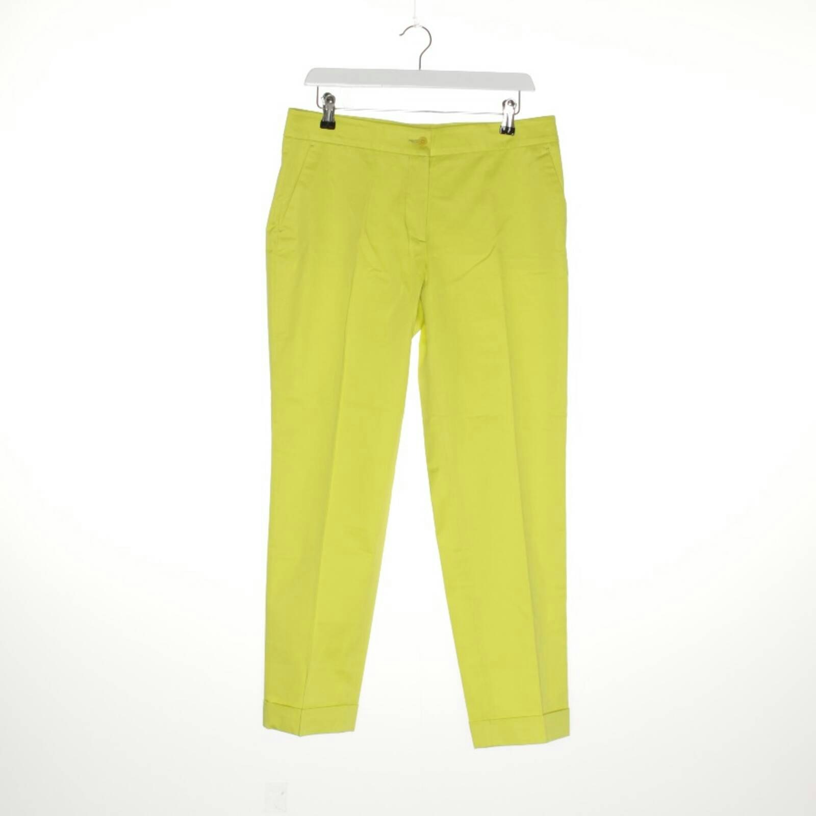 Image 1 of Pants 38 Yellow in color Yellow | Vite EnVogue