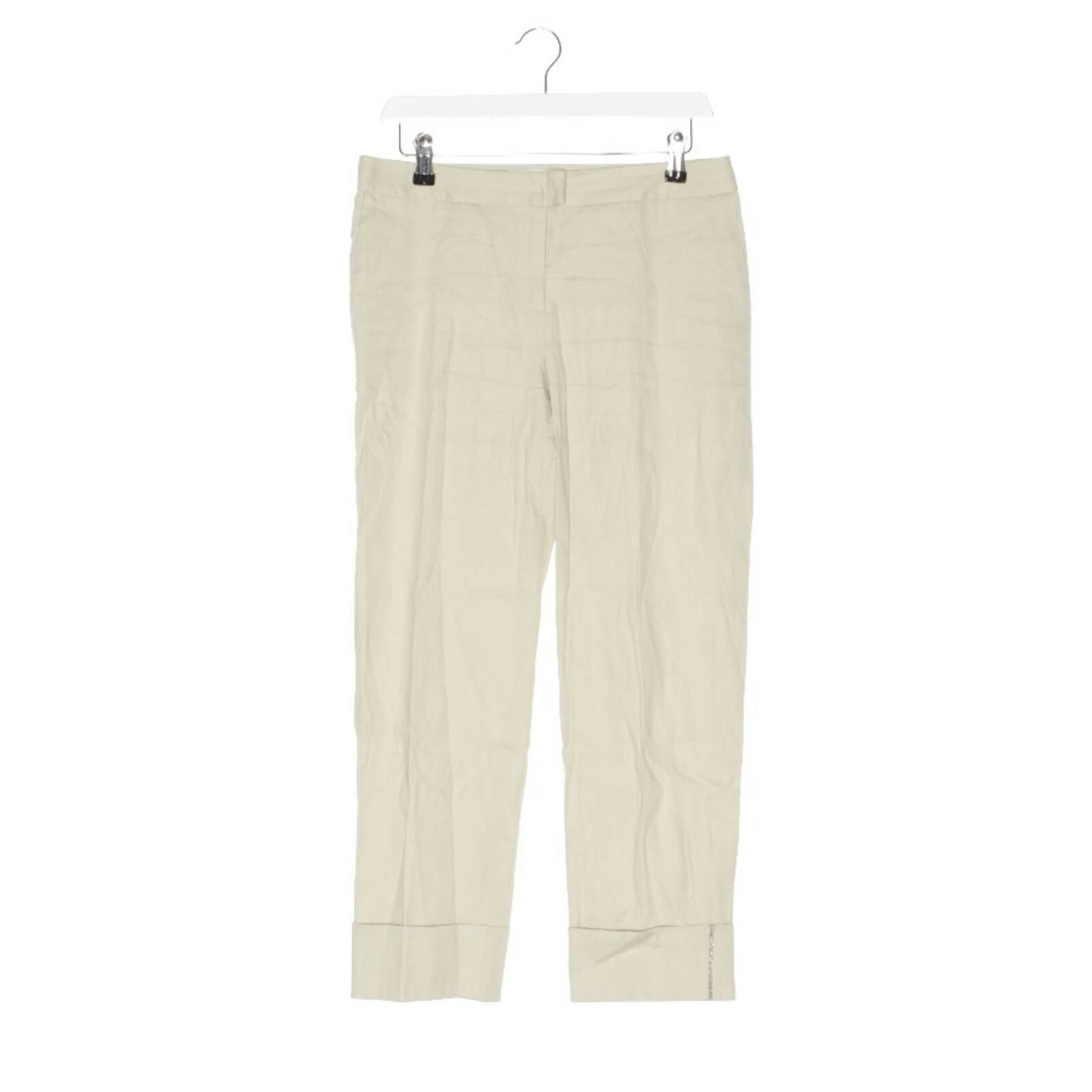 Image 1 of Pants 34 Beige in color White | Vite EnVogue