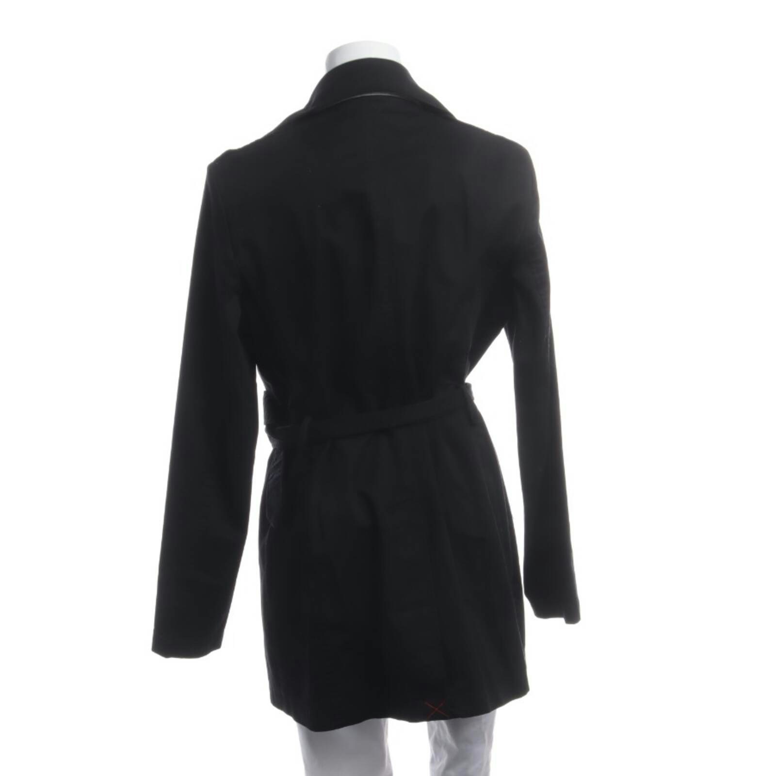 Image 2 of Trench Coat 40 Black in color Black | Vite EnVogue