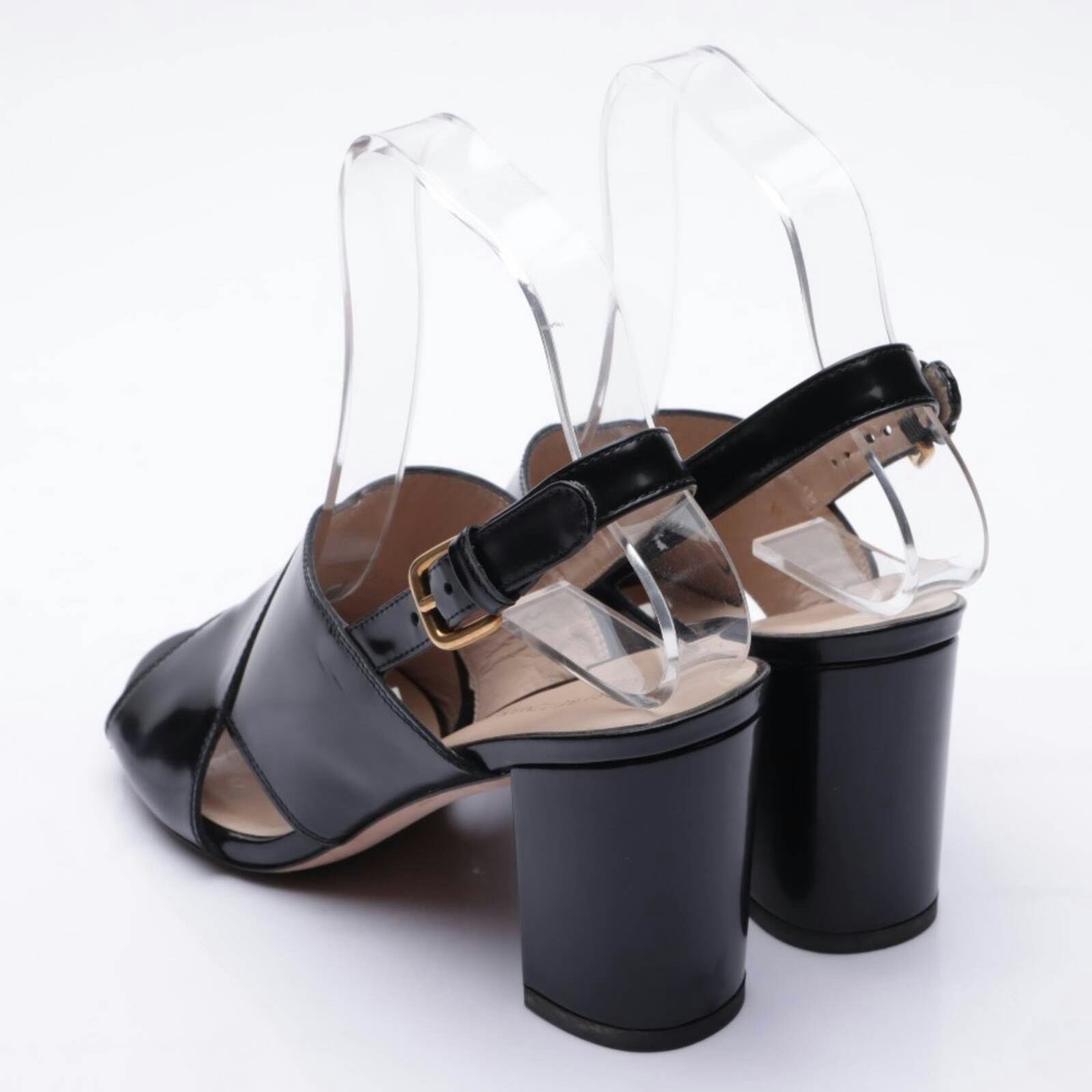 Image 2 of Heeled Sandals EUR 37.5 Black in color Black | Vite EnVogue