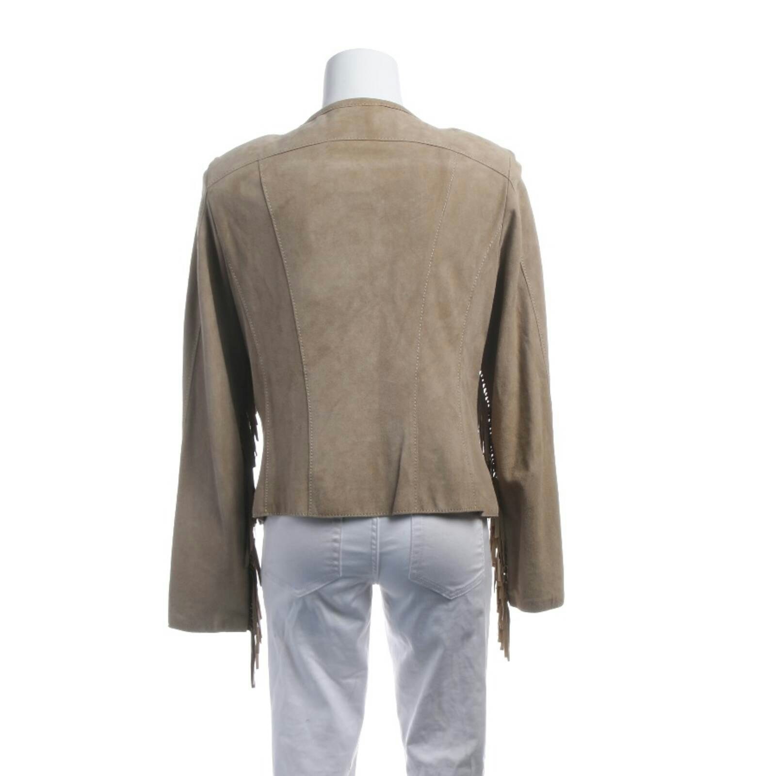 Image 2 of LeatherJacket 40 Light Brown in color Brown | Vite EnVogue