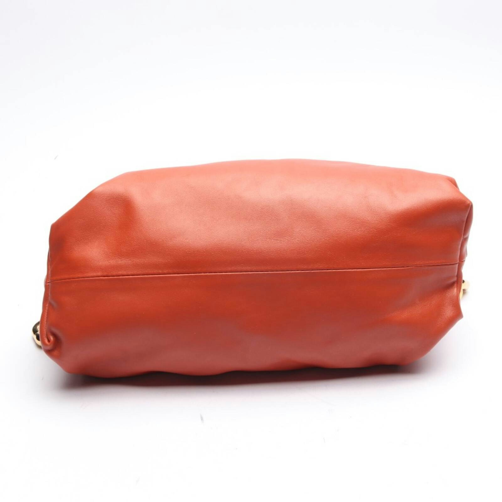 Image 3 of Chain Pouch Shoulder Bag Dark Orange in color Orange | Vite EnVogue