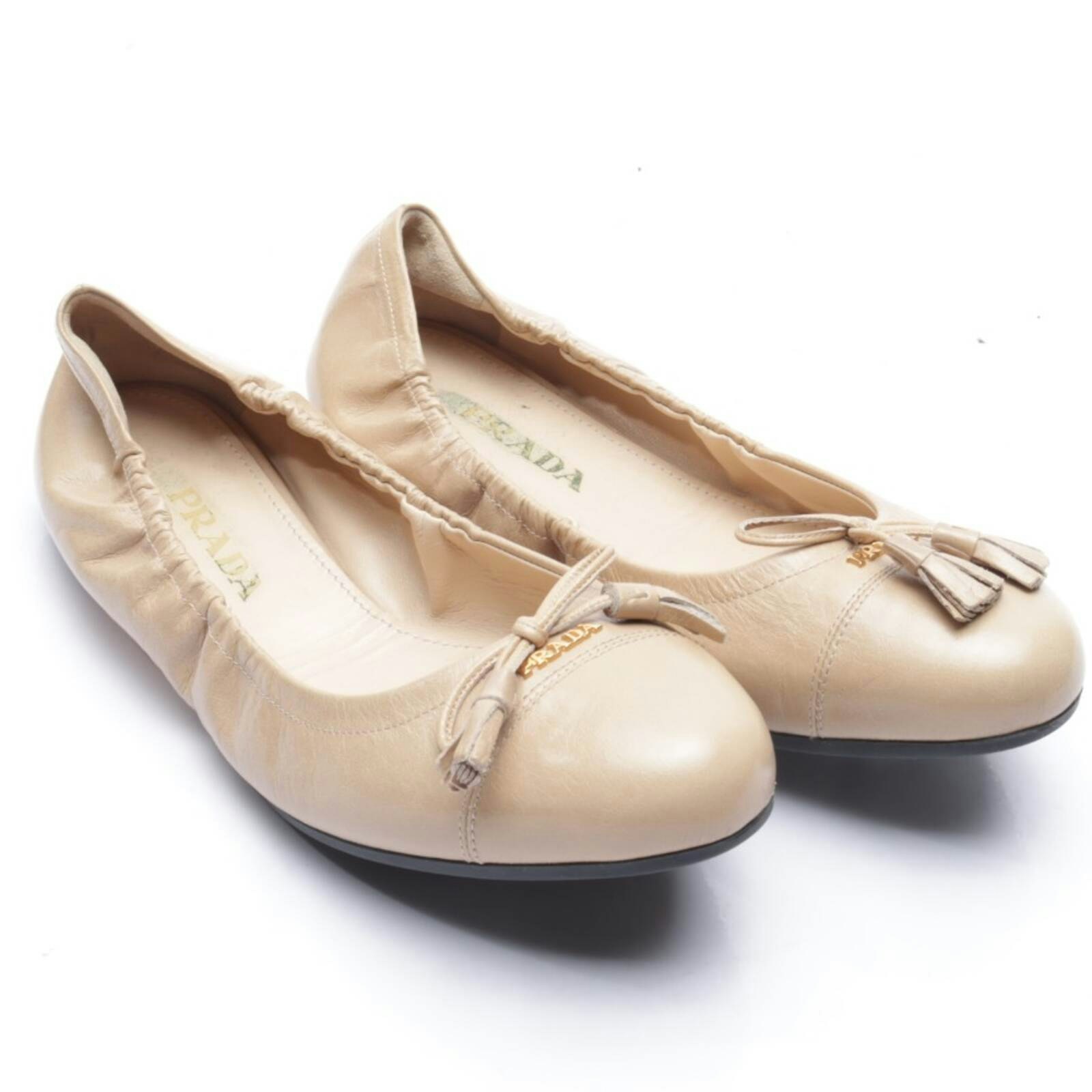 Image 1 of Ballet Flats EUR 38.5 Beige in color White | Vite EnVogue