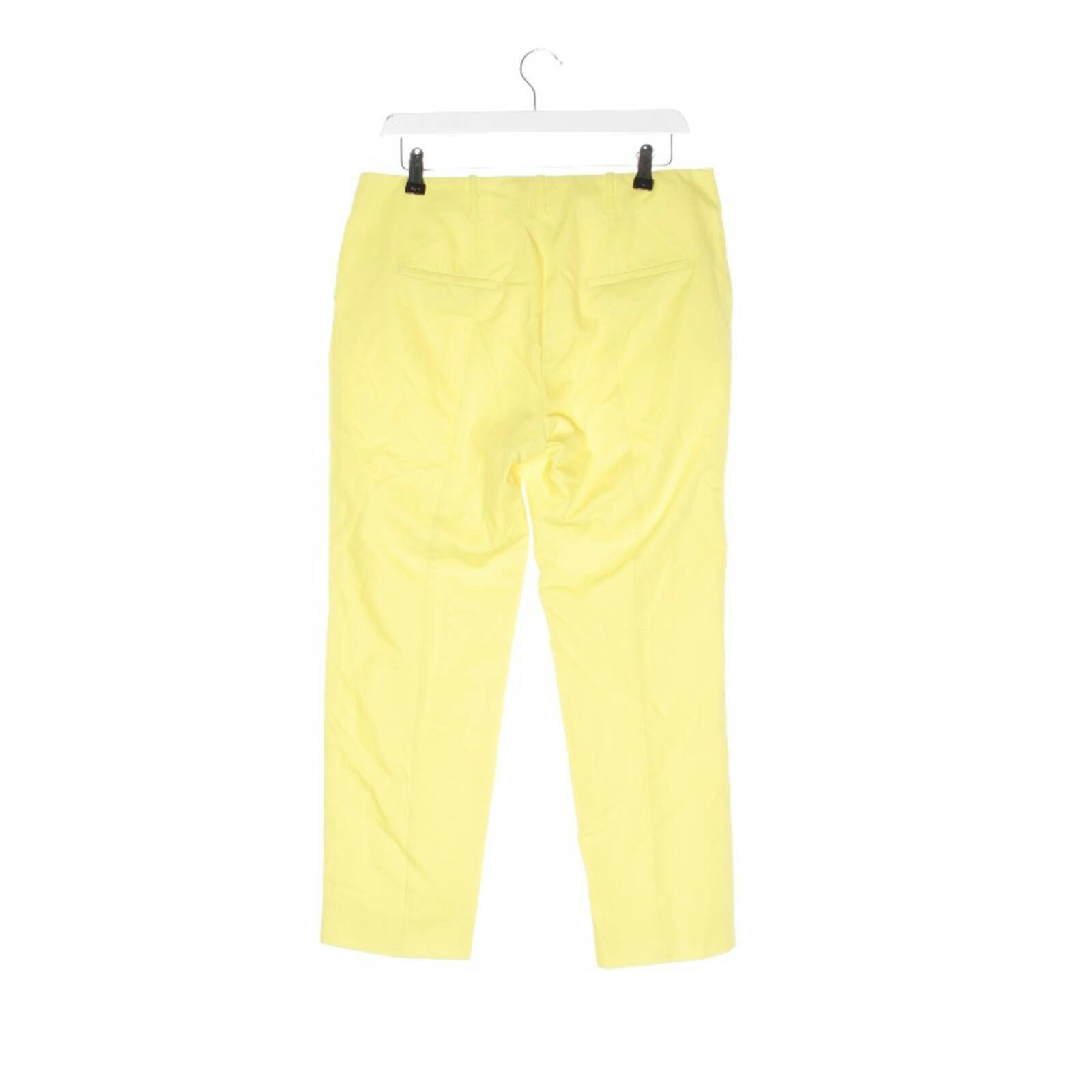 Image 2 of Pants 40 Yellow in color Yellow | Vite EnVogue