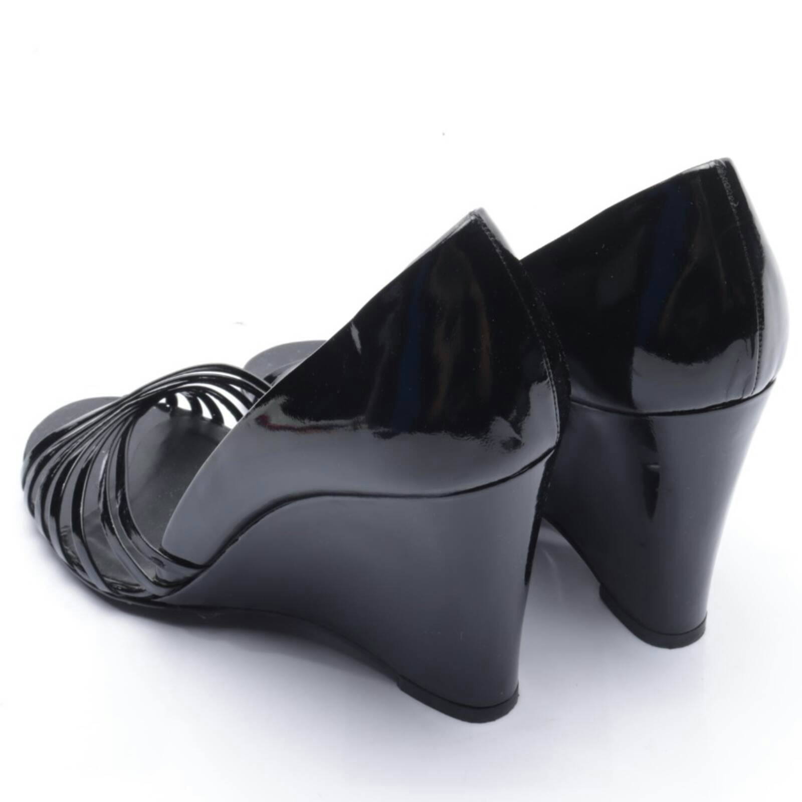 Image 2 of Wedges EUR 37.5 Black in color Black | Vite EnVogue