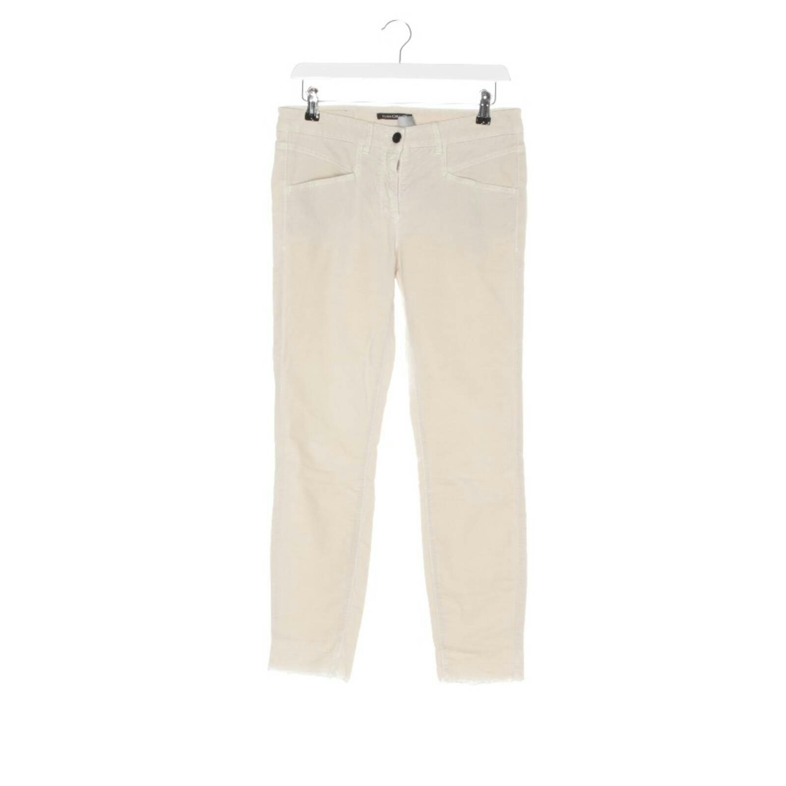 Image 1 of Pants 38 Beige in color White | Vite EnVogue