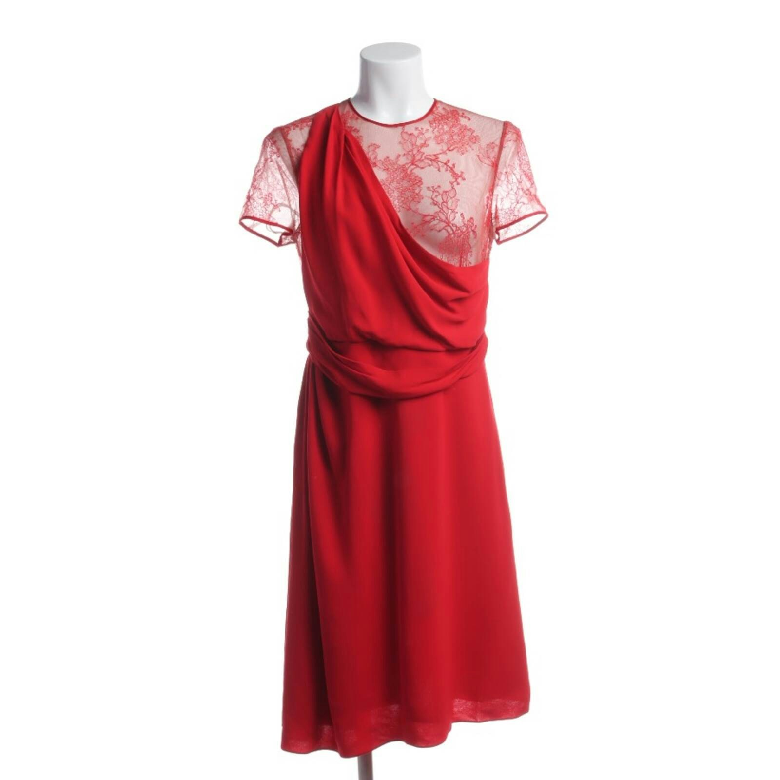 Image 1 of Denim Dress 42 Red in color Red | Vite EnVogue