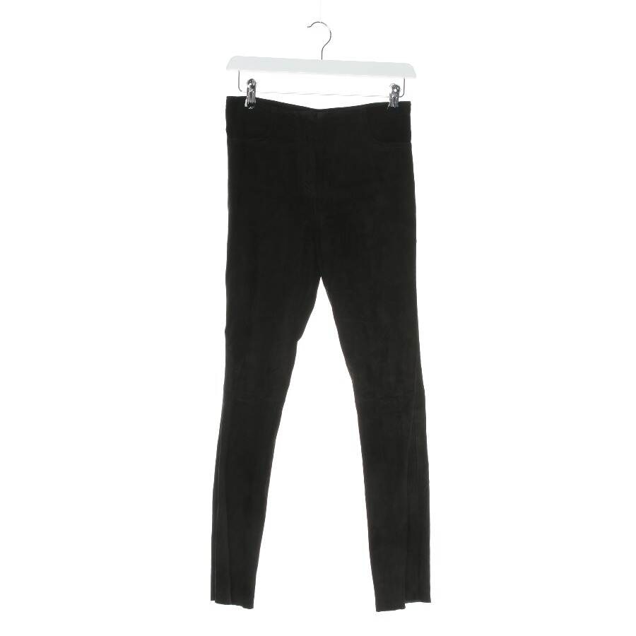 Image 1 of Leather Pants 34 Black in color Black | Vite EnVogue