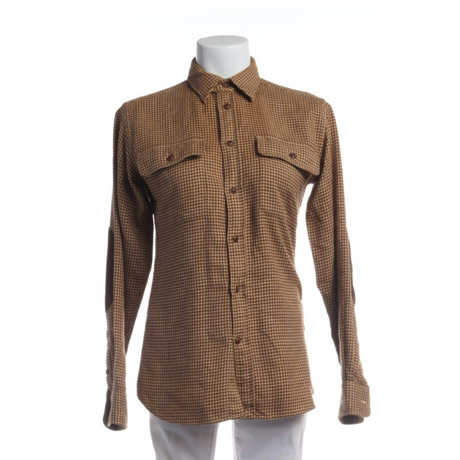 Image 1 of Blouse 36 Brown in color Brown | Vite EnVogue