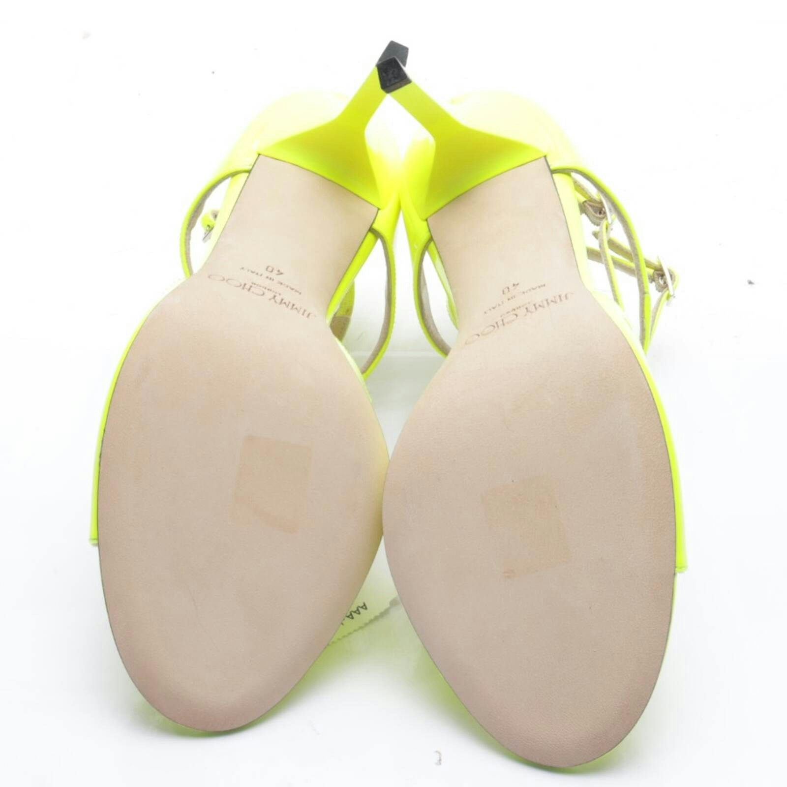 Image 3 of Heeled Sandals EUR 40 Yellow in color Yellow | Vite EnVogue