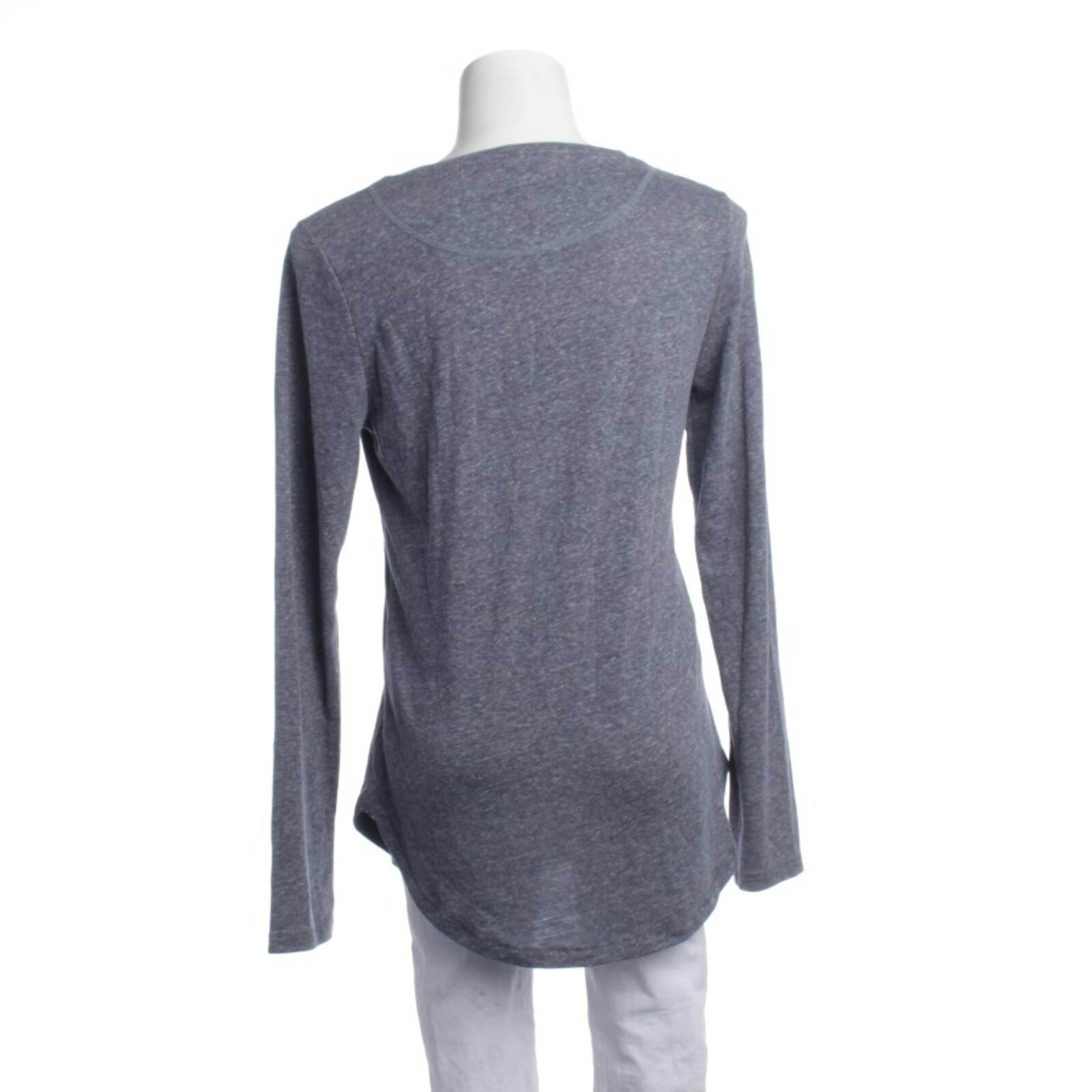 Image 2 of Long Sleeve Shirt L Blue in color Blue | Vite EnVogue