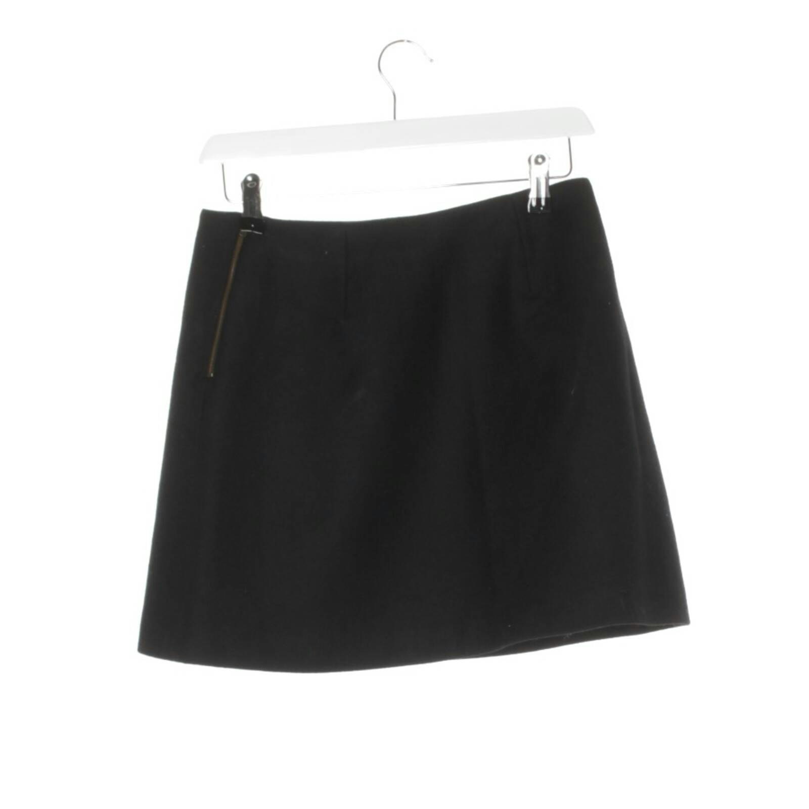 Image 2 of Skirt 32 Black in color Black | Vite EnVogue