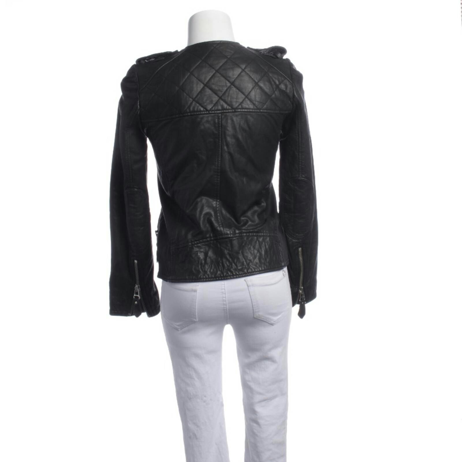 Bild 2 von Lederjacke 34 Schwarz in Farbe Schwarz | Vite EnVogue