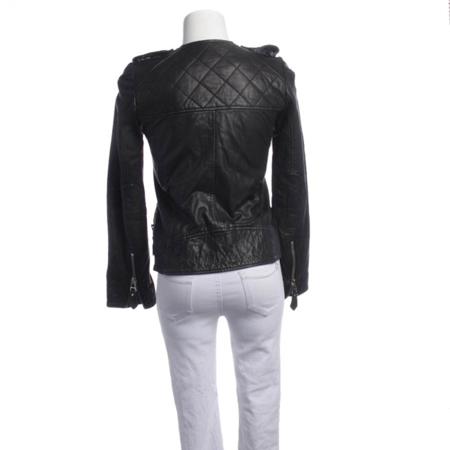 Lederjacke 34 Schwarz | Vite EnVogue