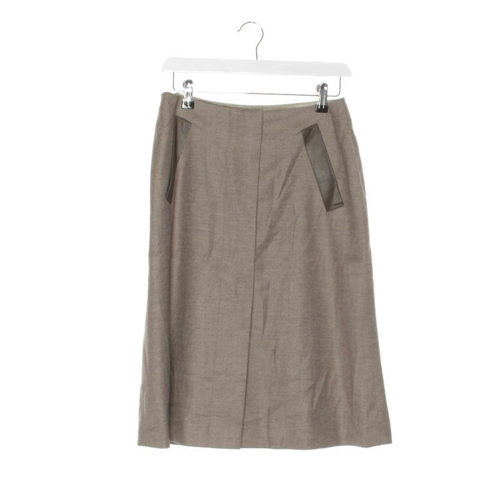 Image 1 of Skirt 36 Light Brown in color Brown | Vite EnVogue