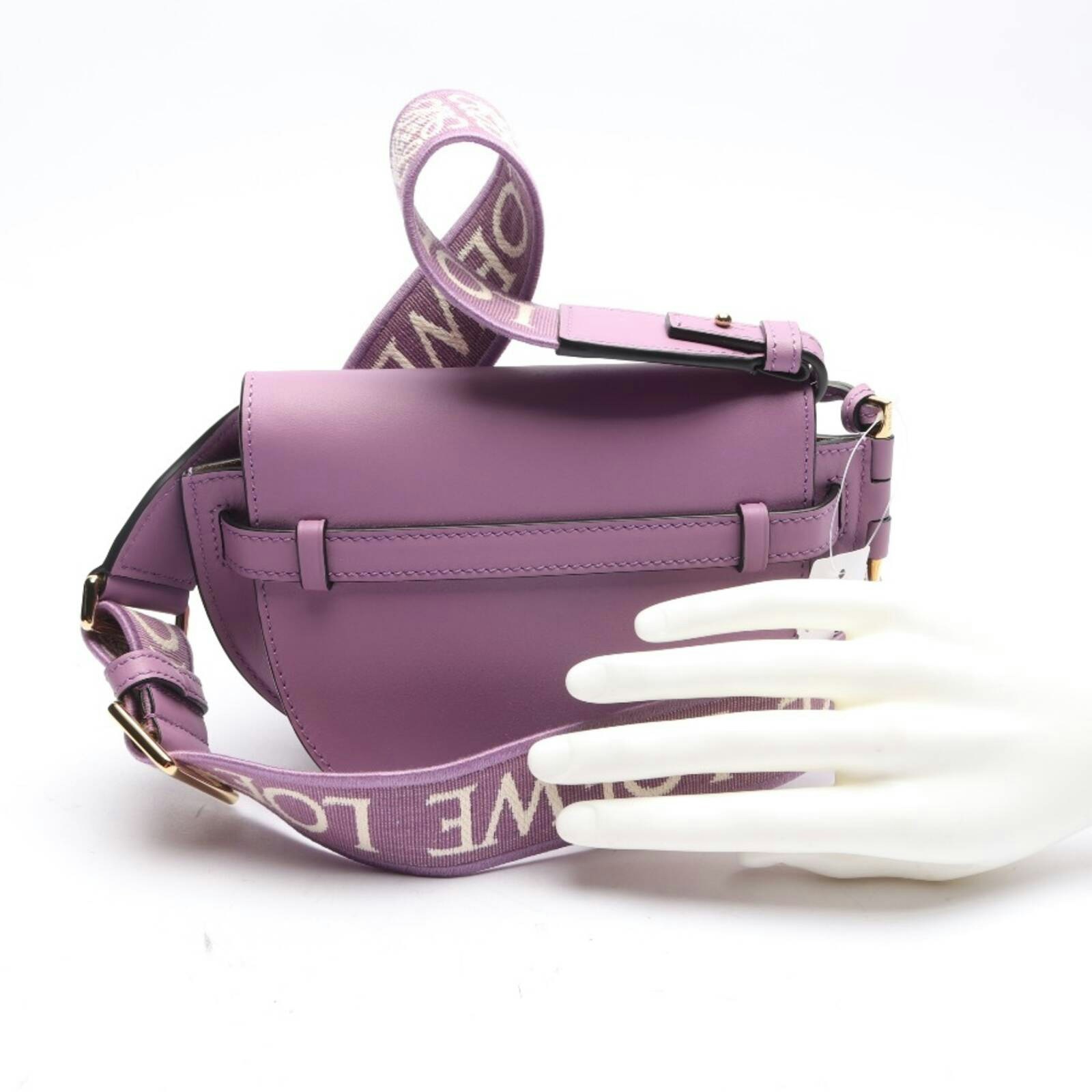 Image 2 of Mini Gaut Dual Cross Body Bag Purple in color Purple | Vite EnVogue