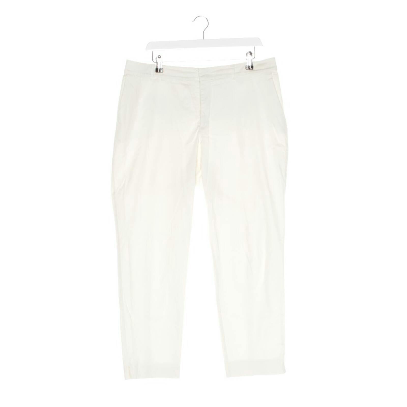 Image 1 of Pants 46 Beige in color White | Vite EnVogue