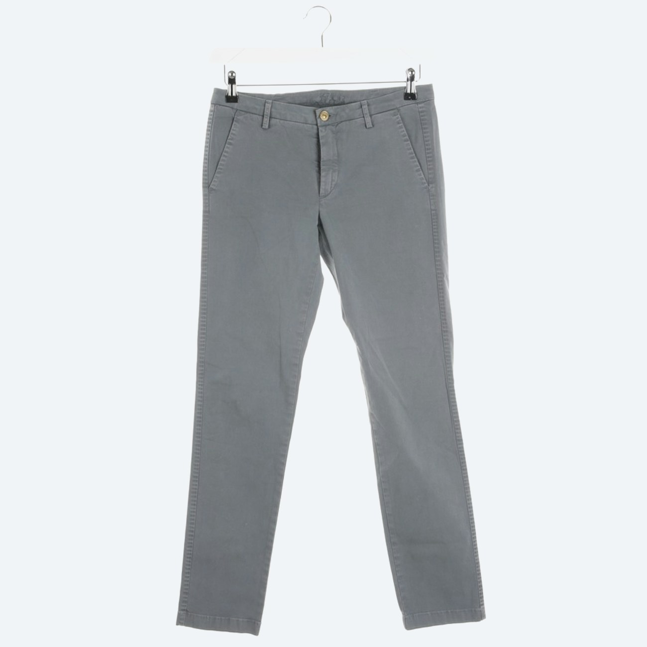 Bild 1 von Straight Fit Jeans W27 Graugrün in Farbe Grau | Vite EnVogue