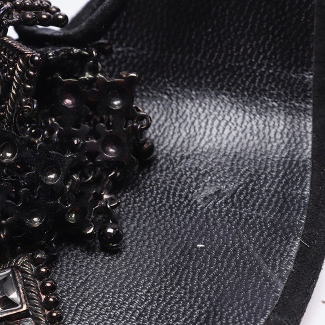 Image 8 of ankle strap-pumps D 37 black in color black | Vite EnVogue