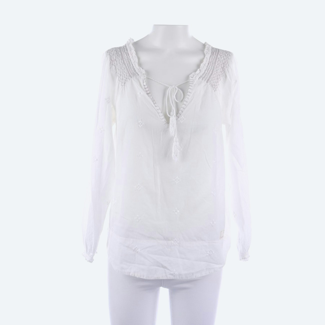 Image 1 of Shirt Blouse 36 Ivory in color White | Vite EnVogue