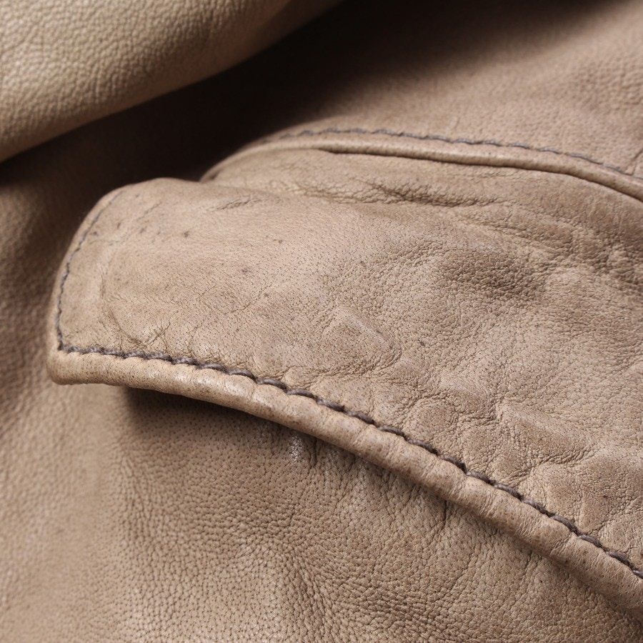 Image 8 of LeatherJacket 40 Tan in color Brown | Vite EnVogue