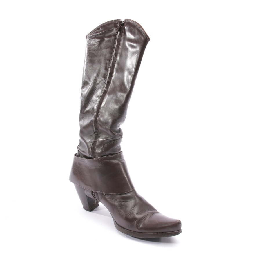 Image 2 of Boots EUR 37 Dark brown in color Brown | Vite EnVogue