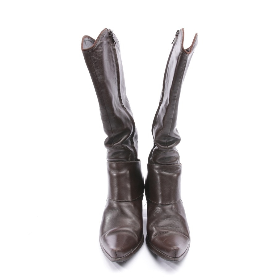 Image 4 of Boots EUR 37 Dark brown in color Brown | Vite EnVogue