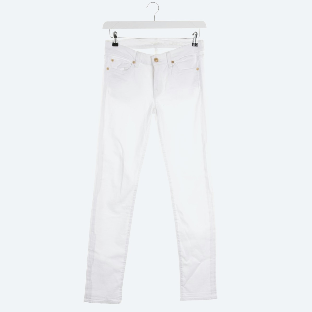 Bild 1 von Straight Fit Jeans W29 Weiß in Farbe Weiß | Vite EnVogue