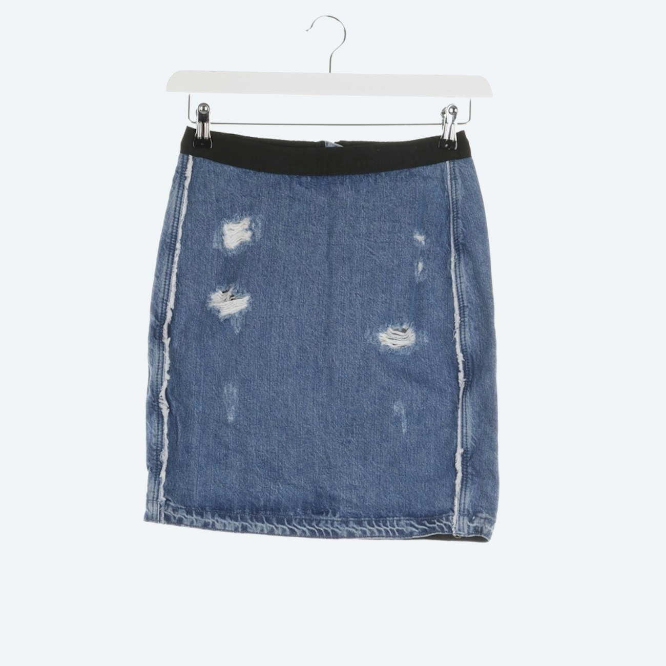Image 1 of Mini Skirt 36 Blue in color Blue | Vite EnVogue