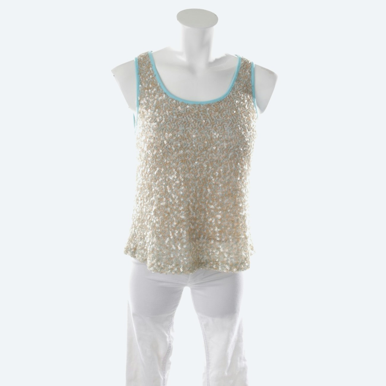 Image 1 of Top S Gold in color Metallic | Vite EnVogue