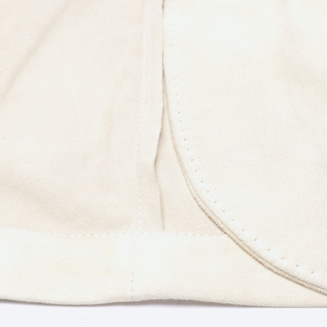 Image 5 of Leather Vest 36 Beige in color White | Vite EnVogue