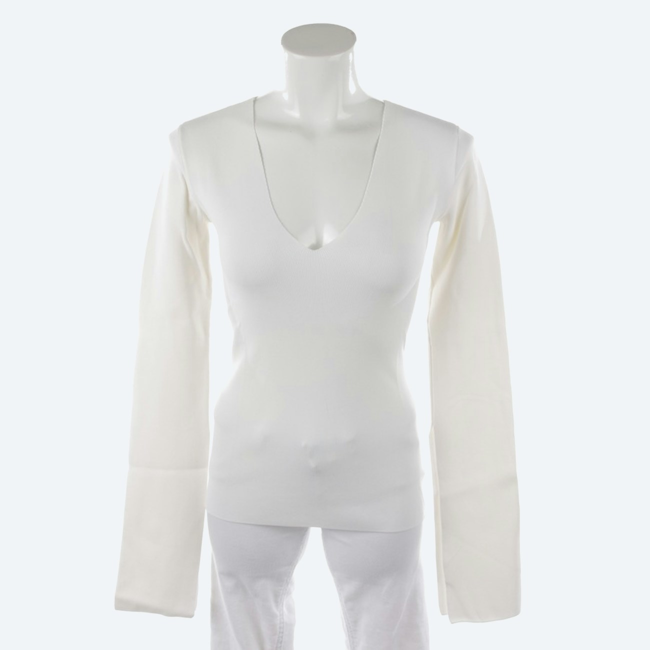 Image 1 of sweater 34 white in color white | Vite EnVogue