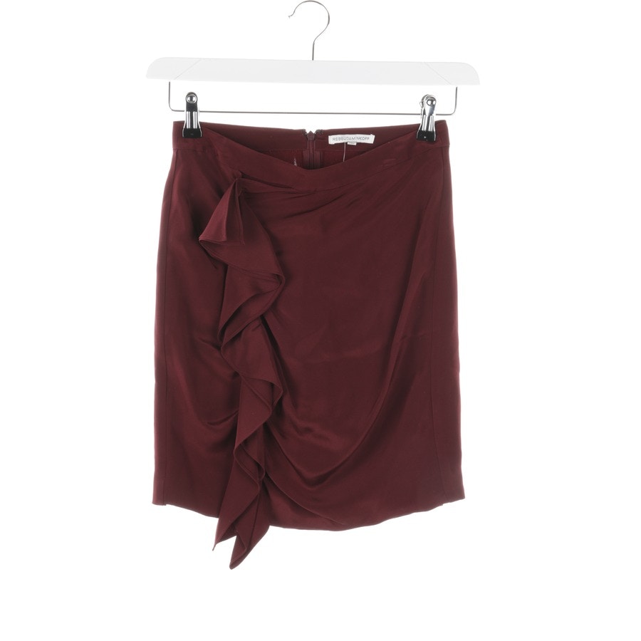 Image 1 of Silk Skirt 30 Bordeaux in color Red | Vite EnVogue