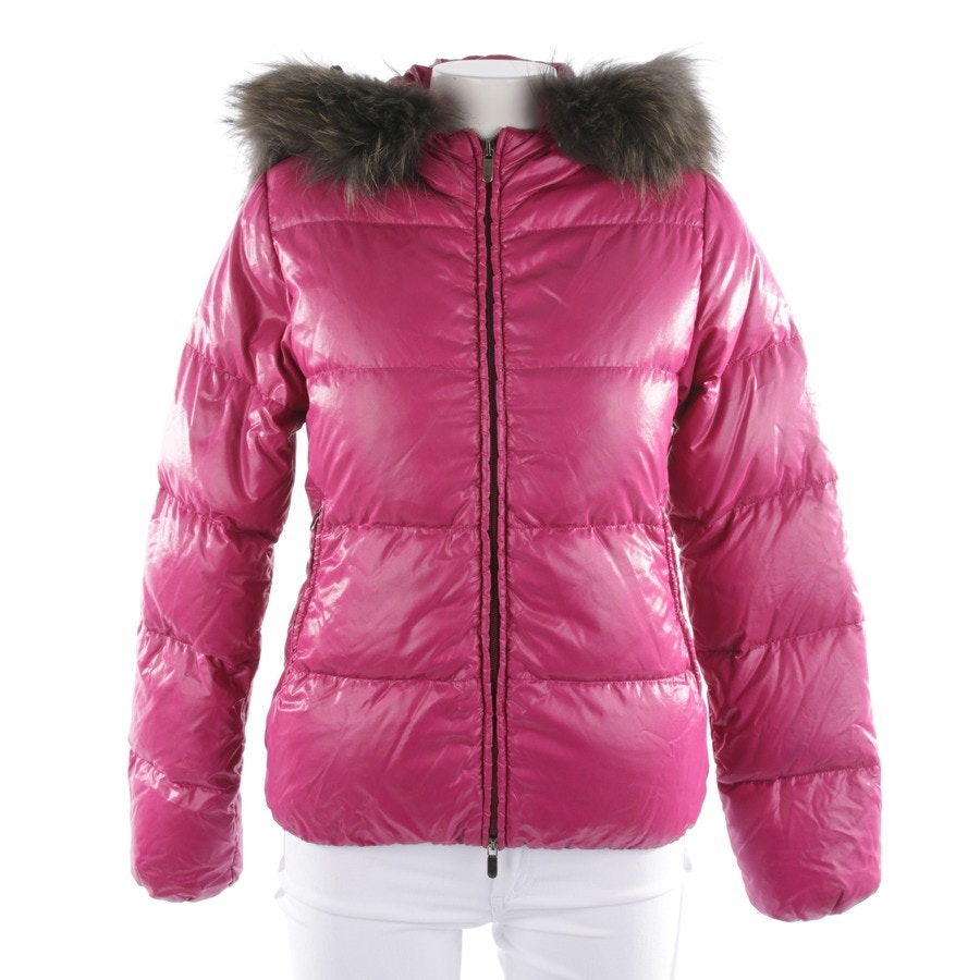 Hot pink sale down jacket