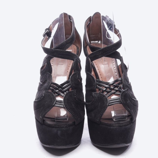 Image 4 of ankle strap-pumps D 37 black in color black | Vite EnVogue
