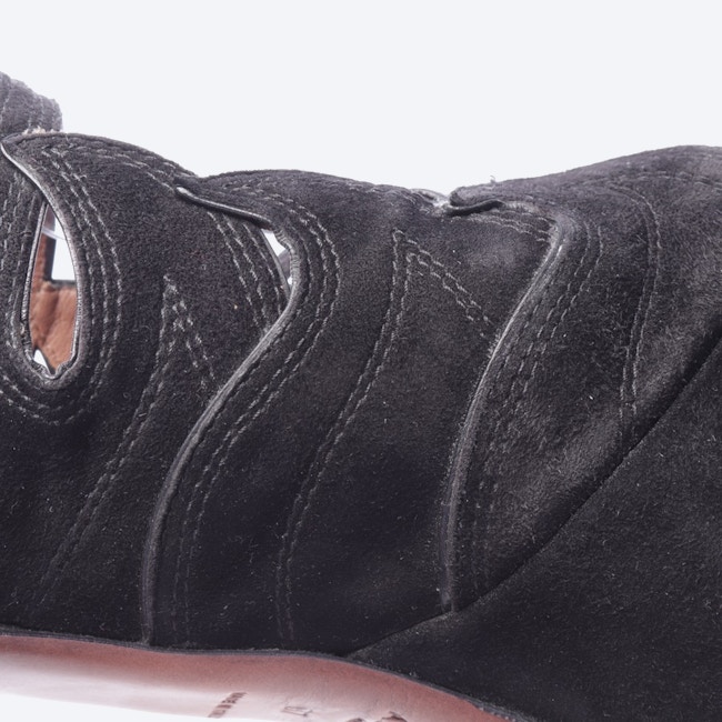 Image 9 of ankle strap-pumps D 37 black in color black | Vite EnVogue
