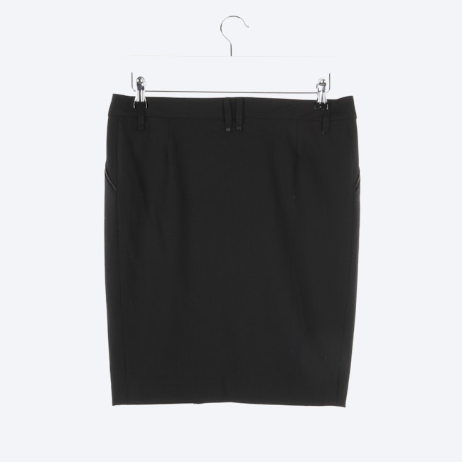 Image 2 of Wool Skirt 36 Black in color Black | Vite EnVogue