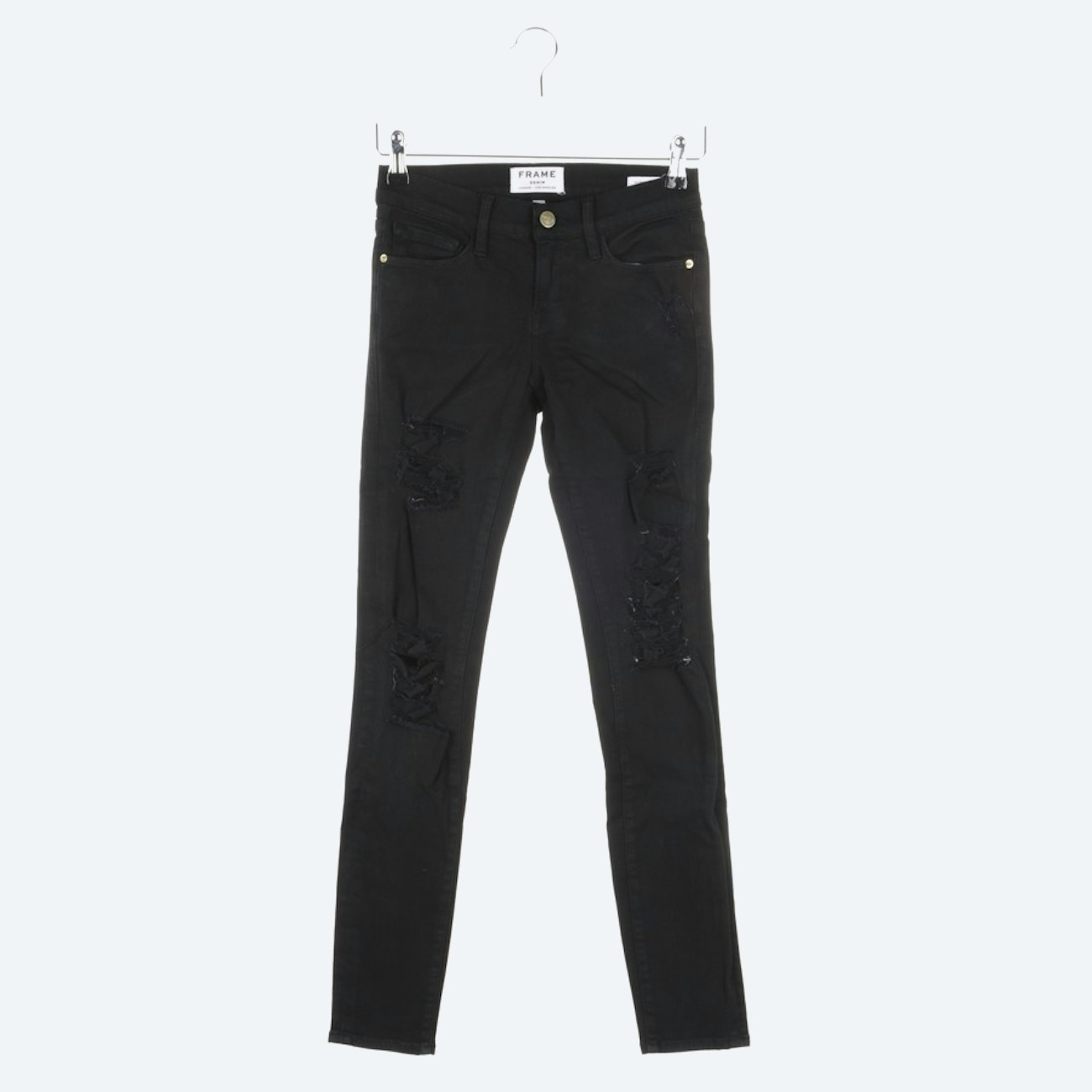 Image 1 of Jeans W23 Black in color Black | Vite EnVogue