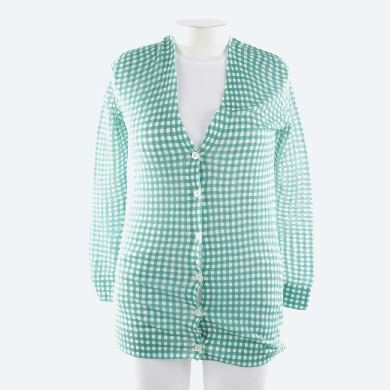 Image 1 of Cardigan 2XS Green in color Green | Vite EnVogue