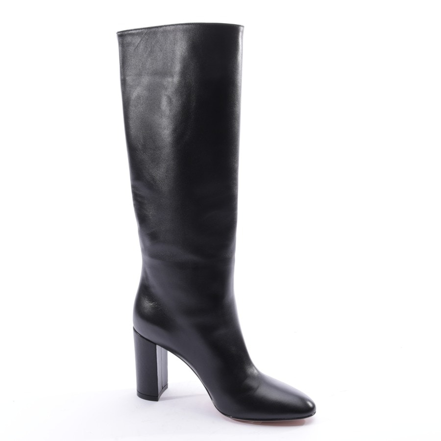 Image 2 of knee high boots EUR 36 black in color black | Vite EnVogue