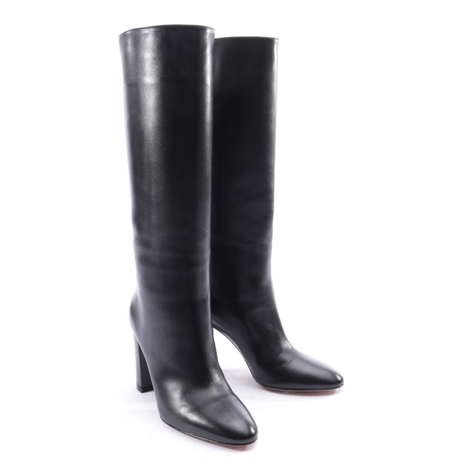 Image 3 of knee high boots EUR 36 black in color black | Vite EnVogue