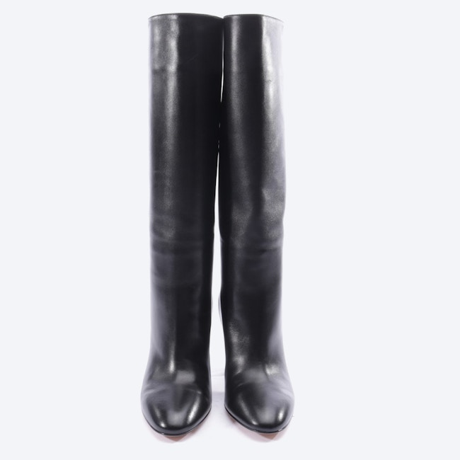 Image 4 of knee high boots EUR 36 black in color black | Vite EnVogue