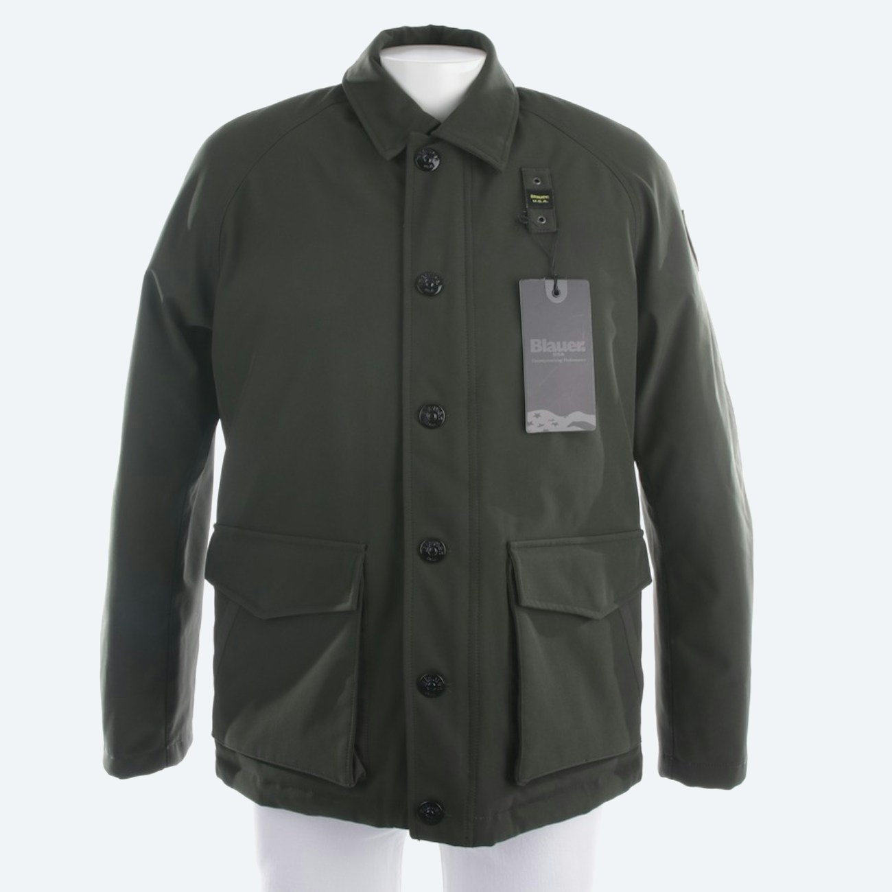 Image 1 of Winter Jacket L Olive Green in color Green | Vite EnVogue
