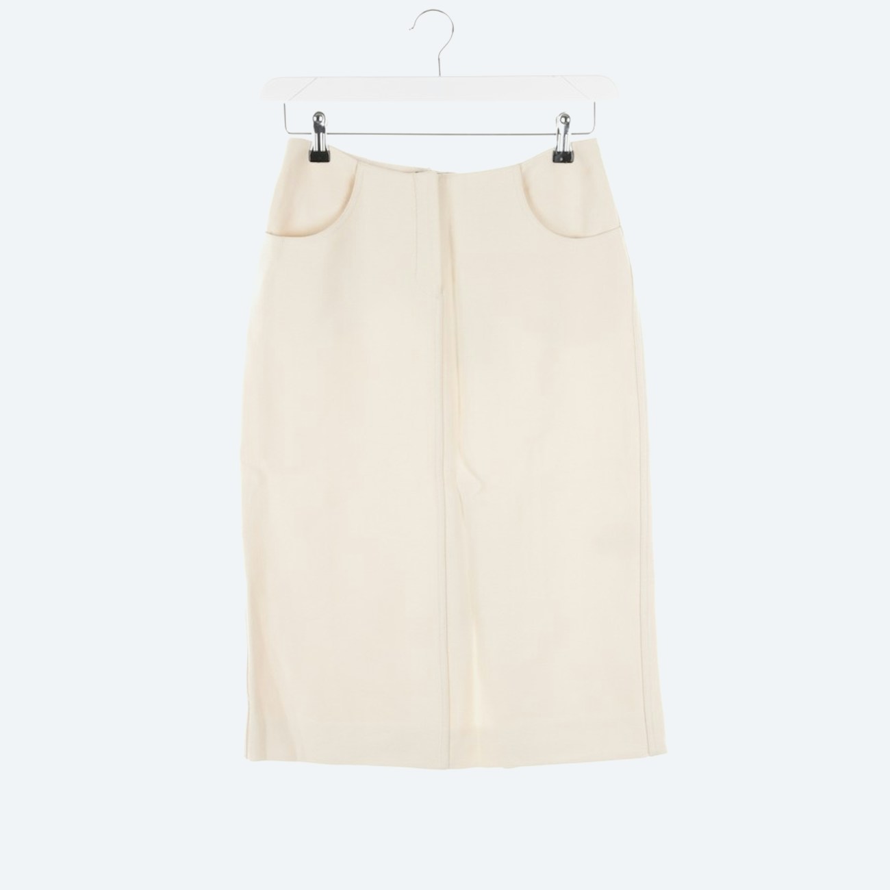 Image 1 of Skirt 32 Beige in color White | Vite EnVogue