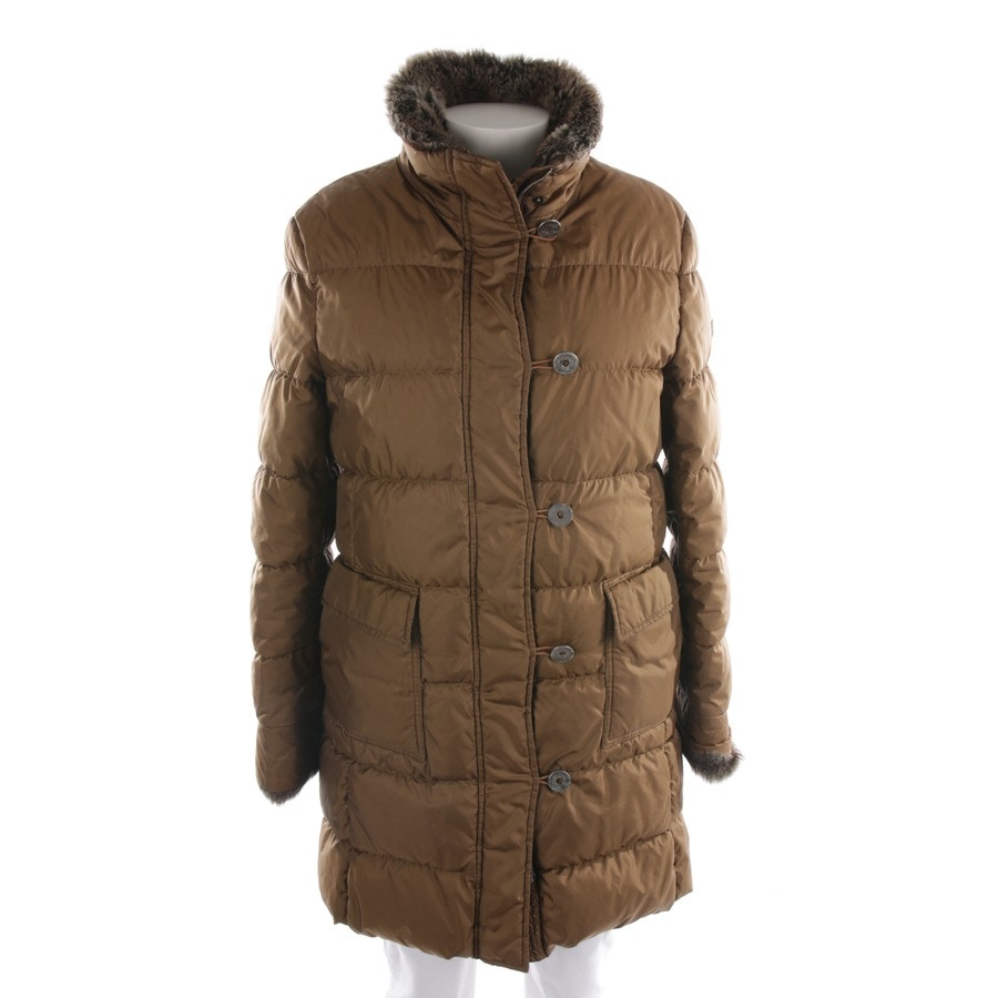 Image 1 of down coat 42 olive green in color green | Vite EnVogue