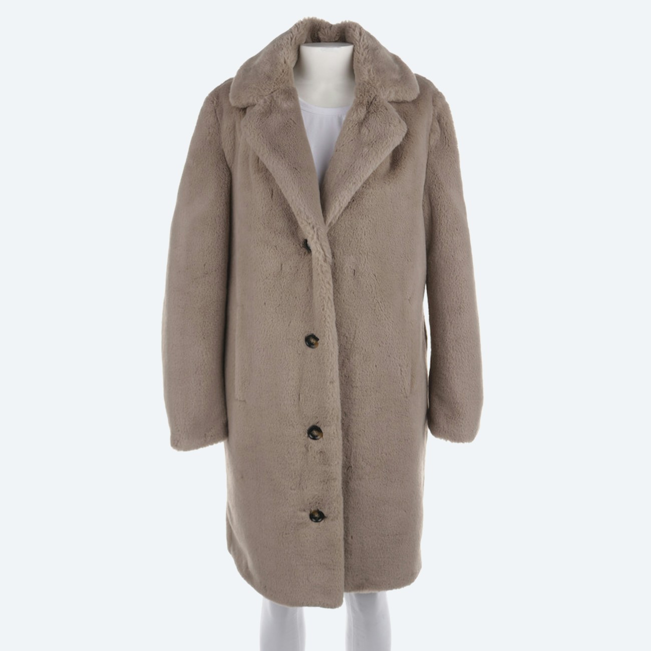 Image 1 of Winter Coat S Light Brown in color Brown | Vite EnVogue