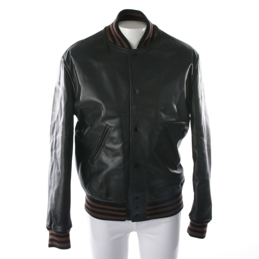 Image 1 of Leather Jacket 48 Black in color Black | Vite EnVogue