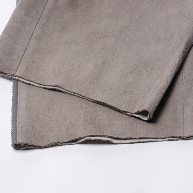 Image 5 of Leather Pants 40 Lightgray in color Gray | Vite EnVogue