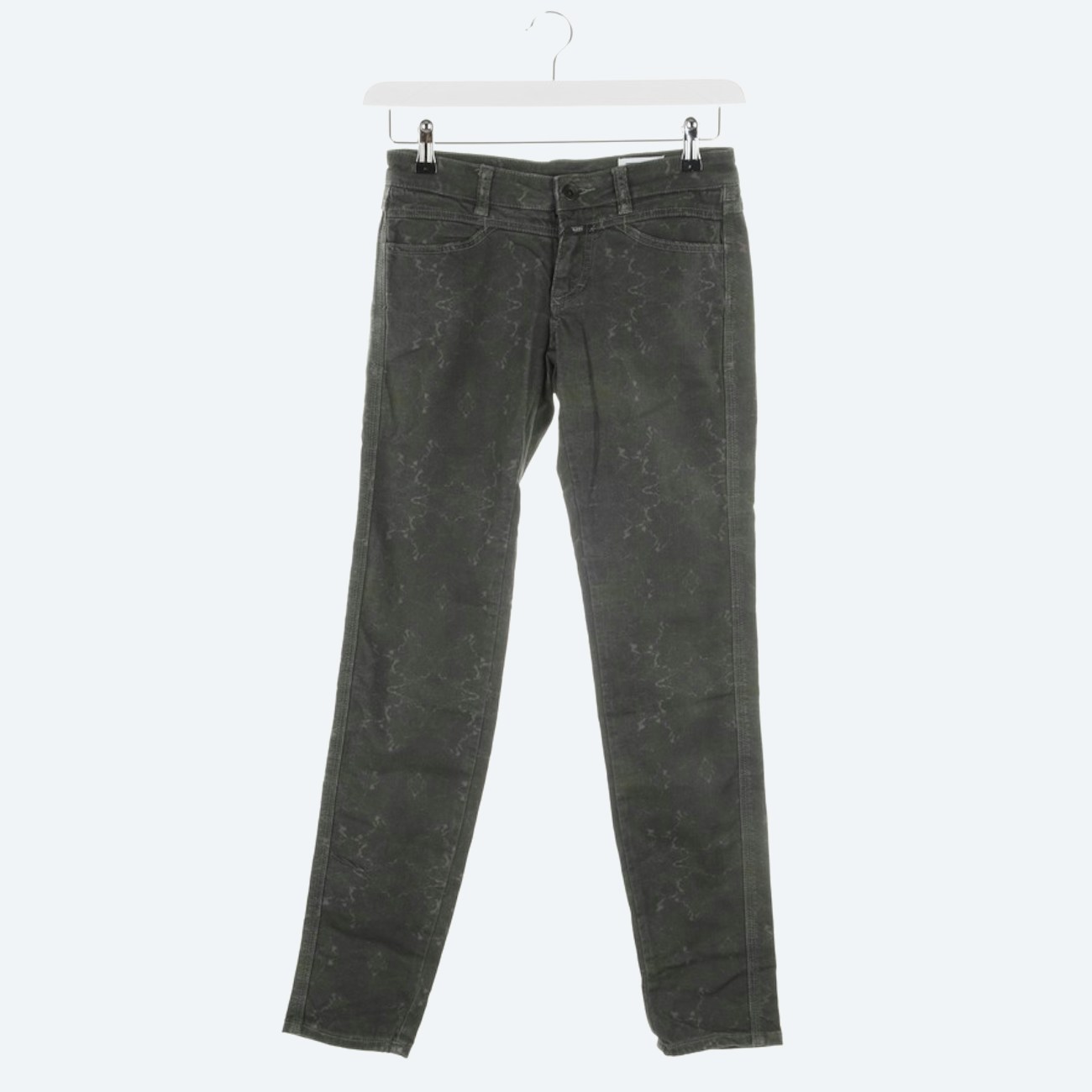 Image 1 of Jeans W26 Olive in color Green | Vite EnVogue