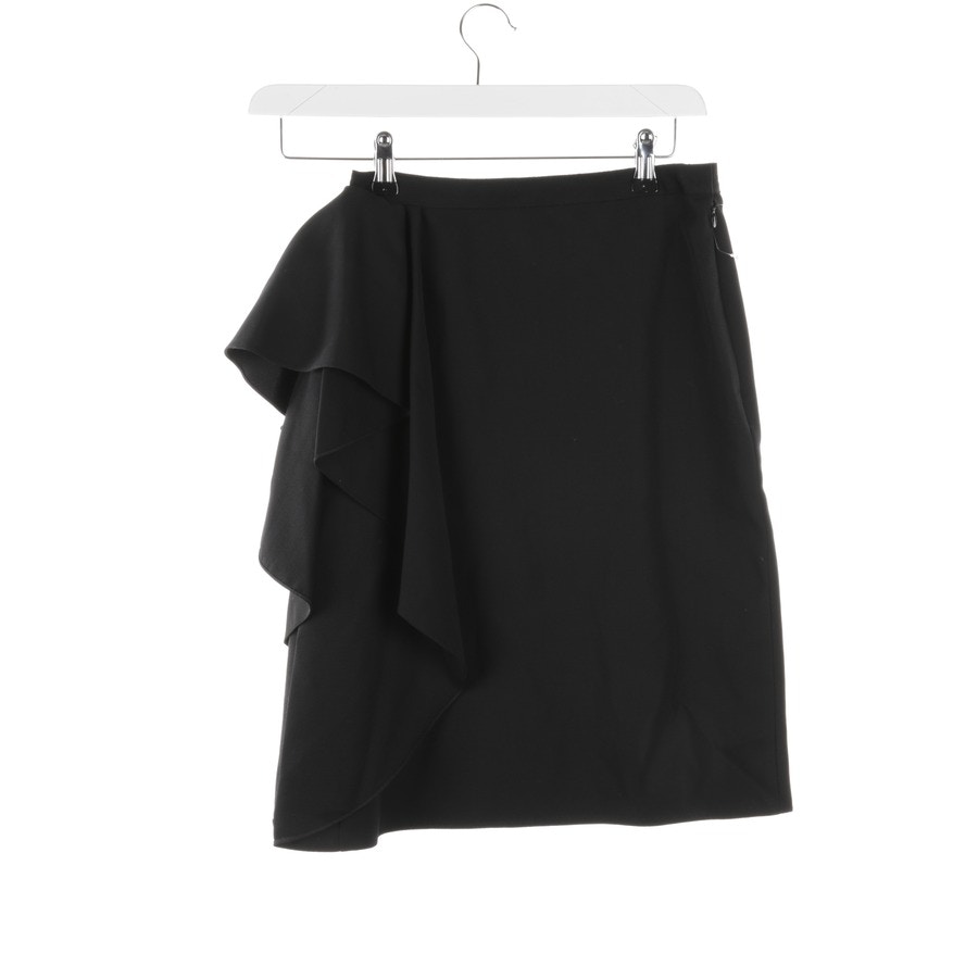 Image 2 of Wool Skirt 32 Black in color Black | Vite EnVogue